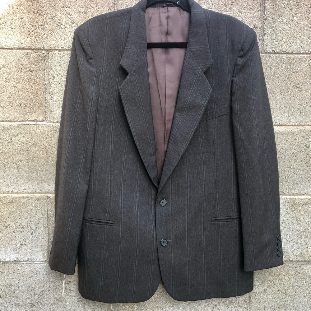 Michael Lawrence  Gray Jacket Blazer Men Size R42